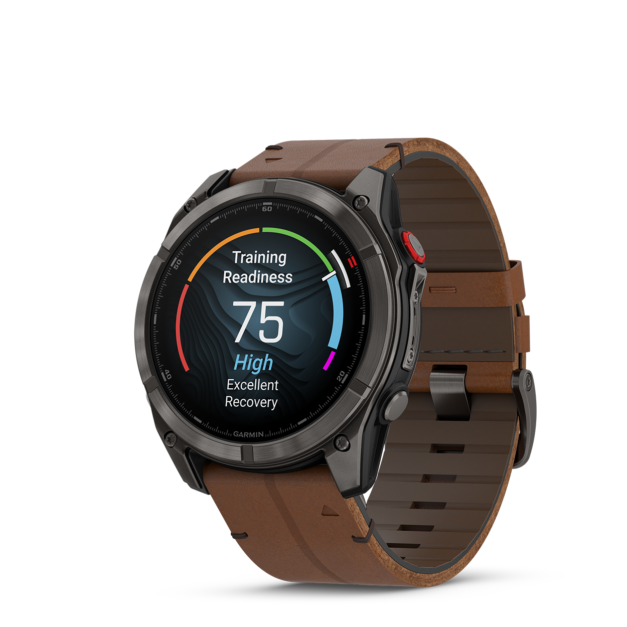 Fenix8Pro_51mm_Carbon_Leather_Front-left_0010_F8_Pro_training_readiness