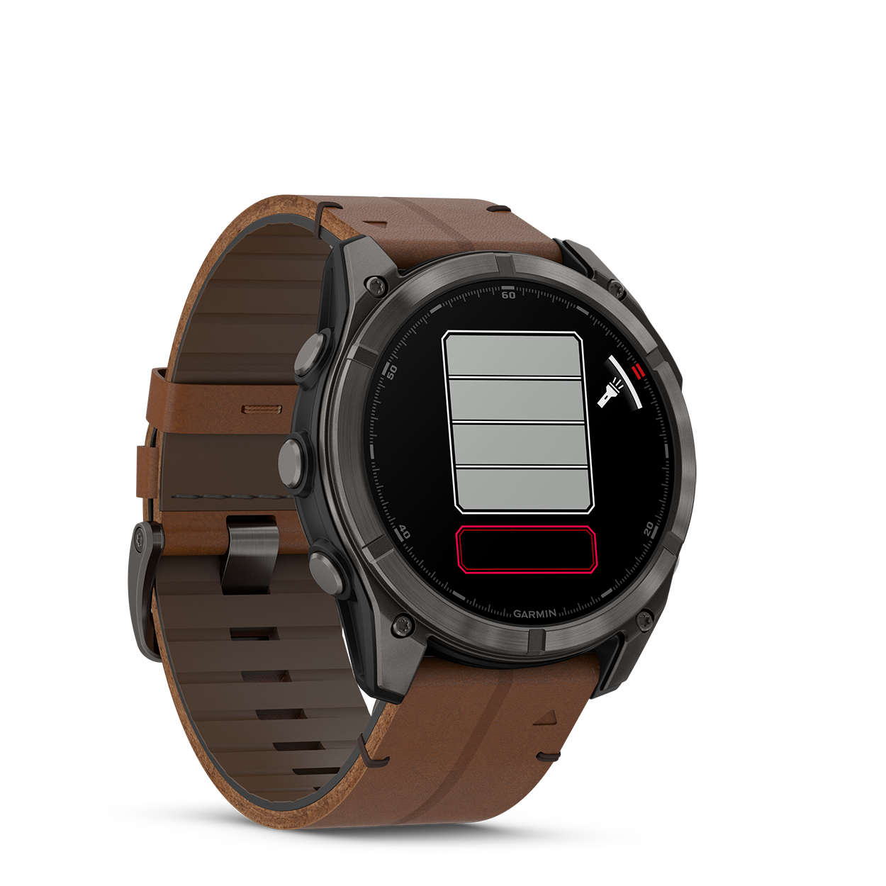 Fenix8Pro_51mm_Carbon_Leather_Front-right_0005_F8_Pro_flashlight