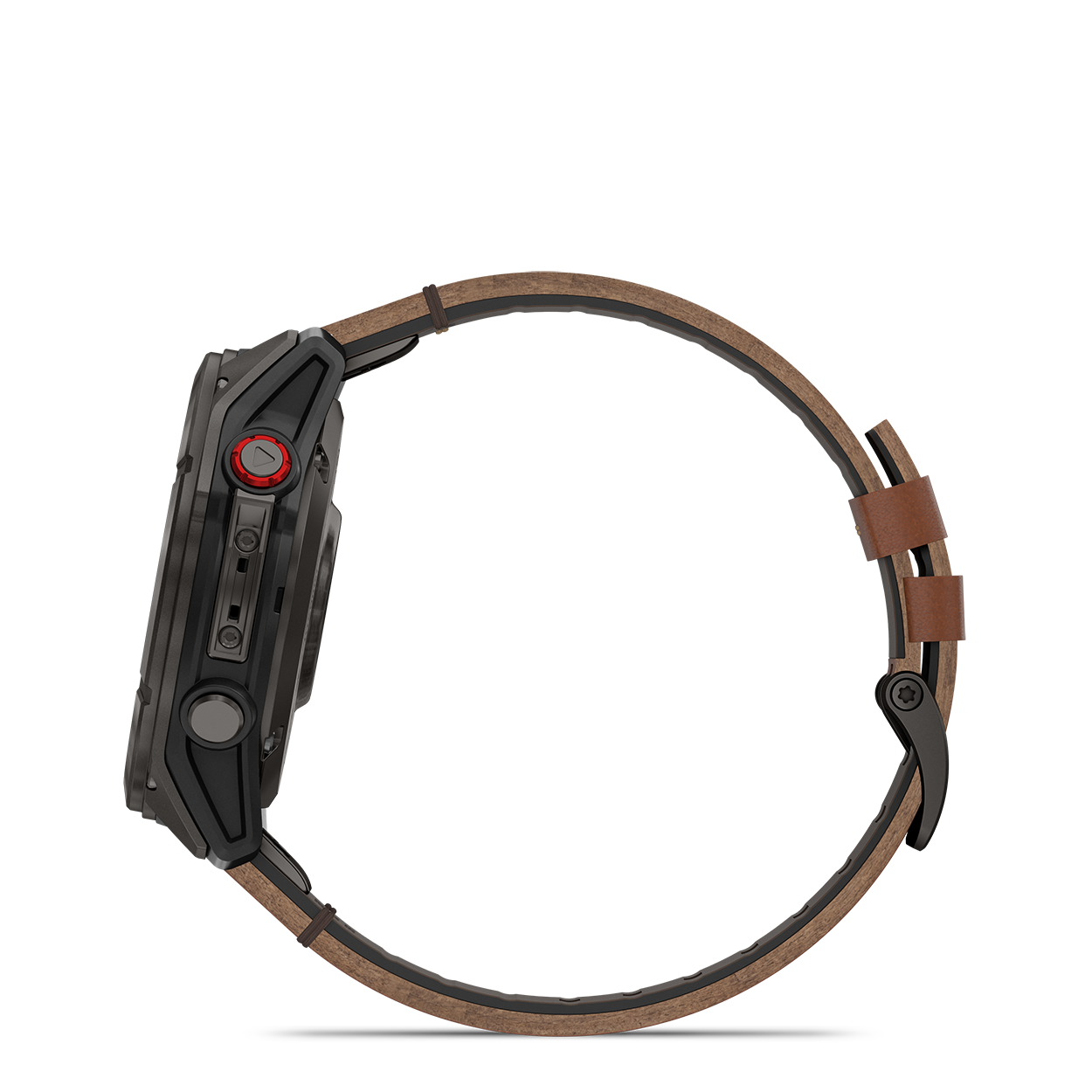 Fenix8Pro_51mm_Carbon_Leather_Left
