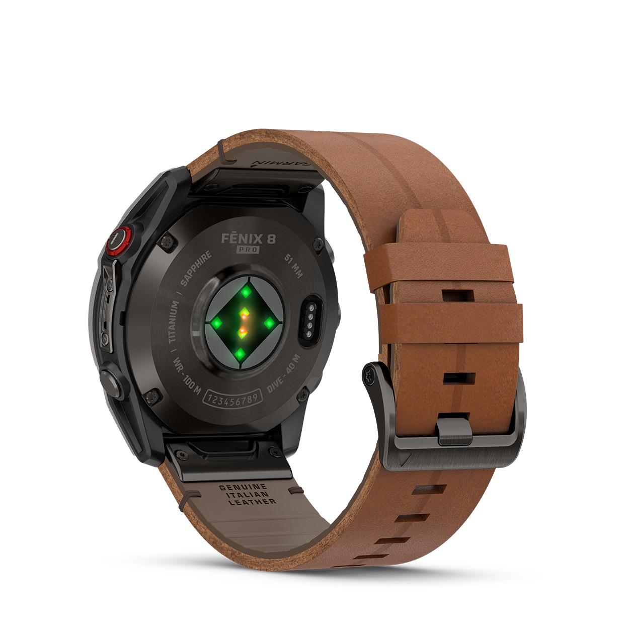 Fenix8Pro_51mm_Carbon_Leather_Rear