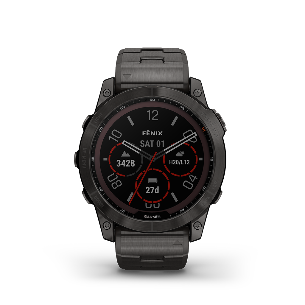 Garmin Fenix 7X Sapphire Solar Carbon Grey