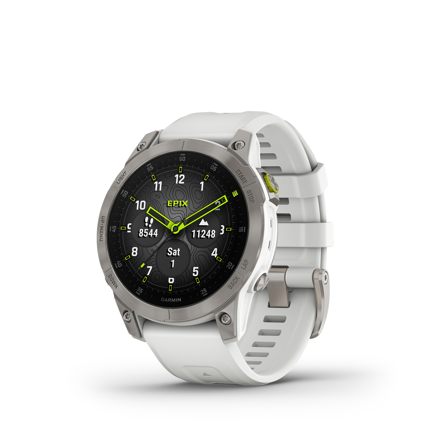 Garmin Epix Sapphire - Hvit Titan - Image 4