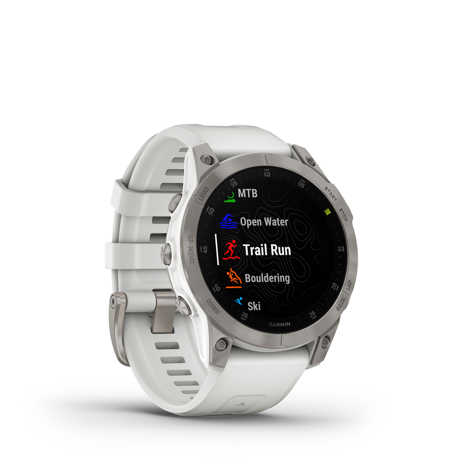 Garmin Epix Sapphire - Hvit Titan - Image 5