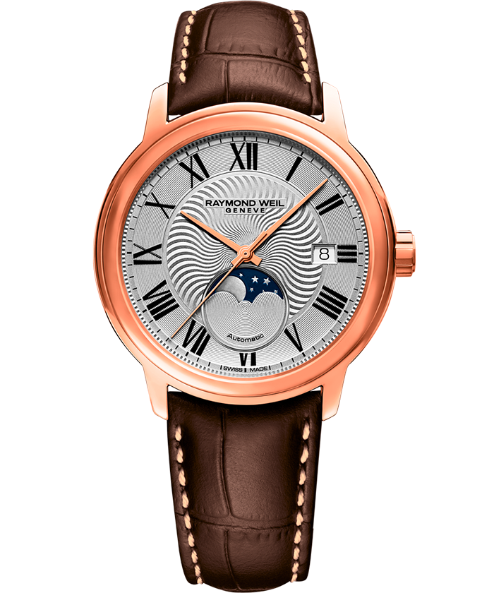 Raymond Weil Maestro Moon Phase 40mm - 2239-PC5-00659