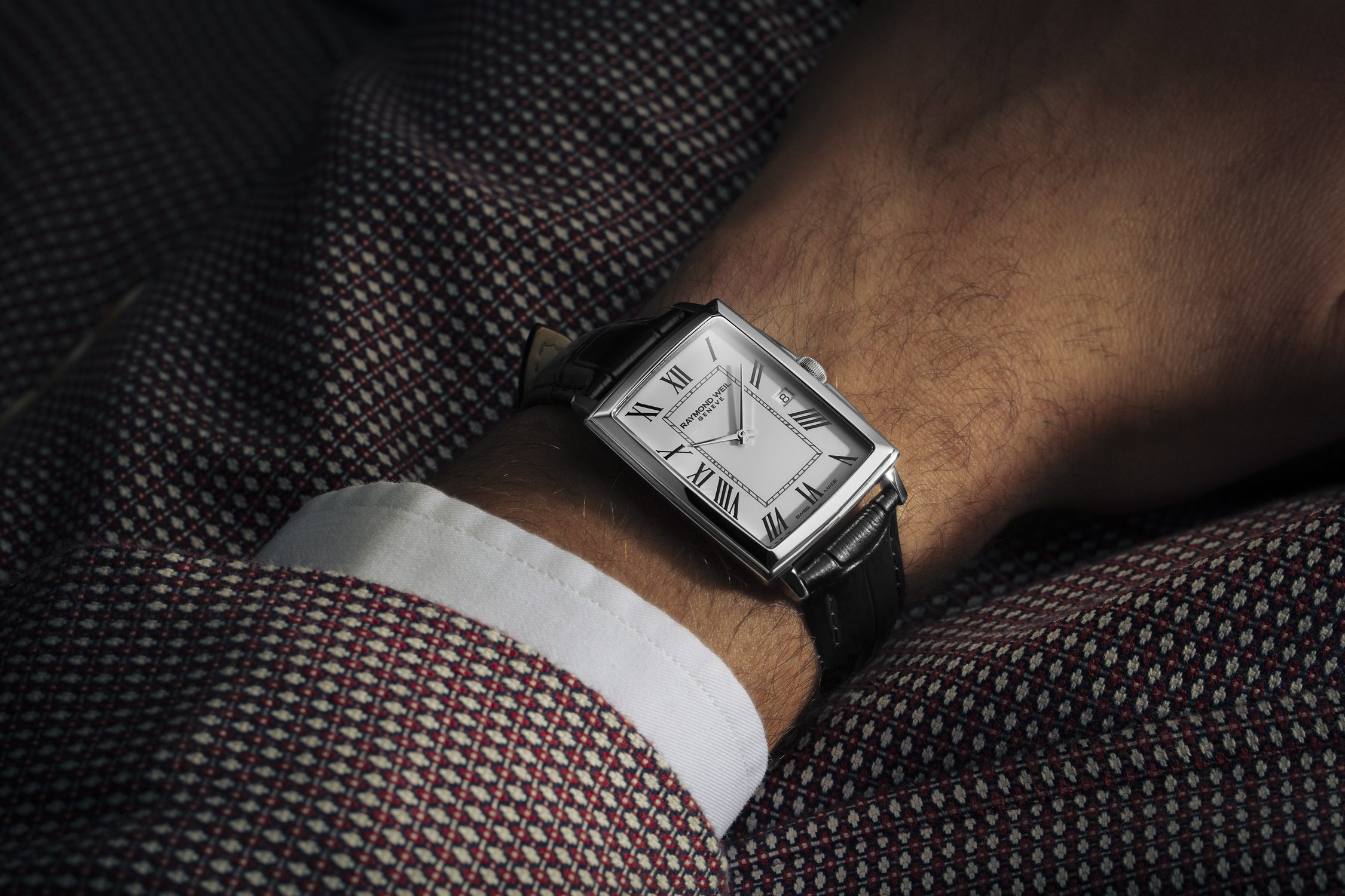 5425-STC-00300 RW TOCCATA M Q SQ. WHITE DIAL ROM, LEATH STRP - Image 4