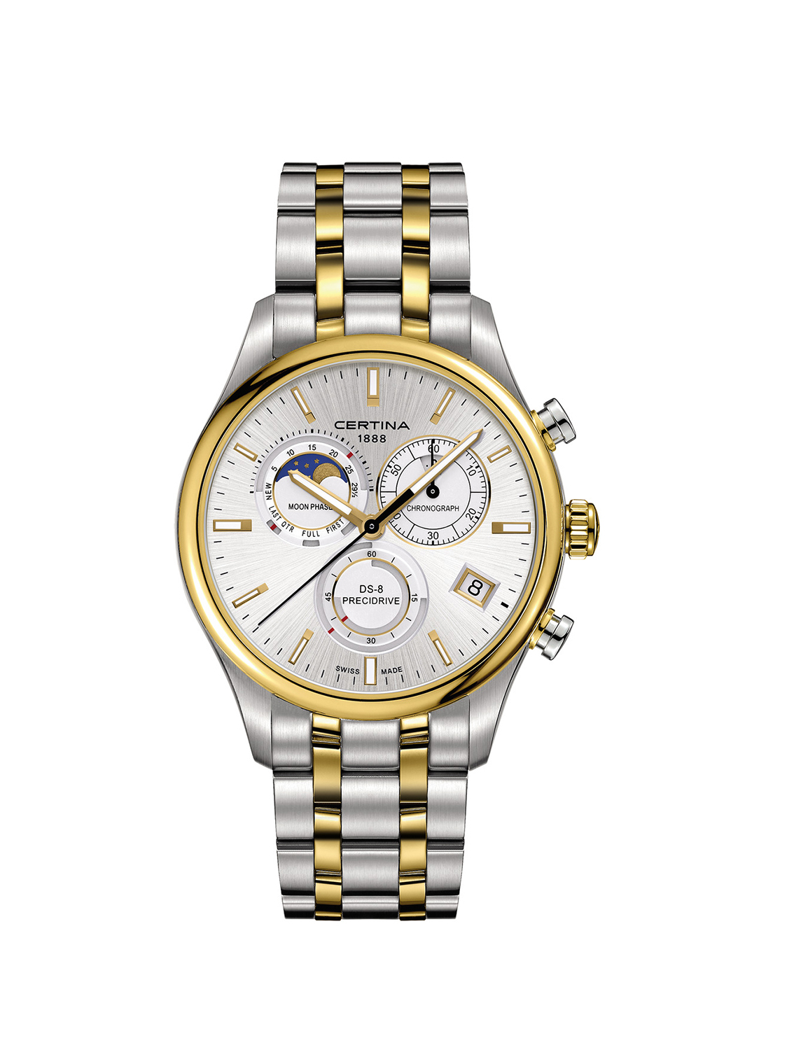 C0334502203100 DS-8/GR/CHRQ/BICO/SILVER DIAL