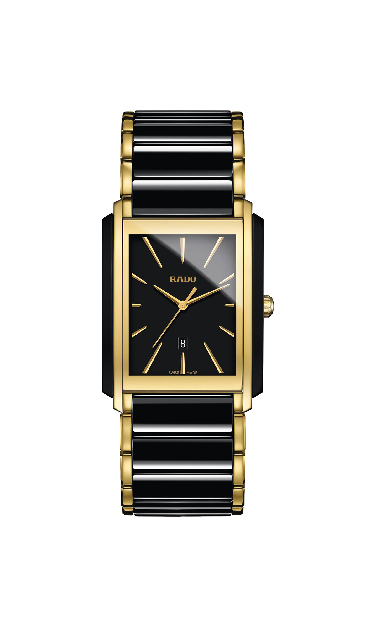 R20968152 L WATCH INTEGRAL BLACK, BLACK