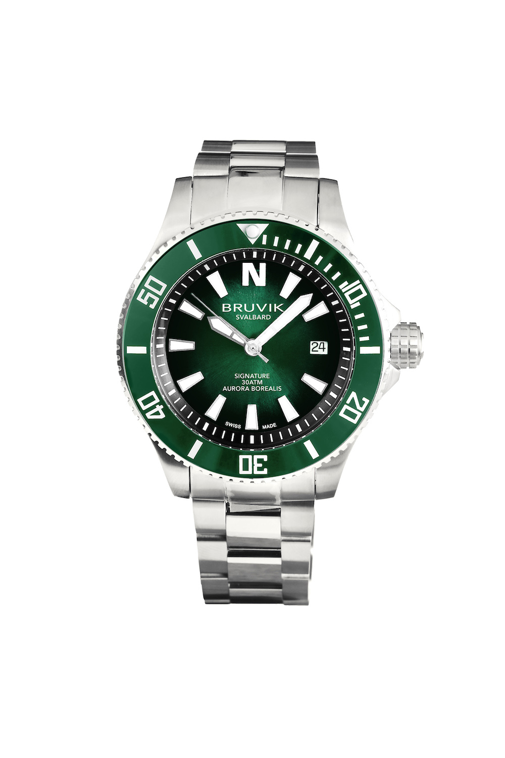 Bruvik Svalbard 43mm Aurora Borealis