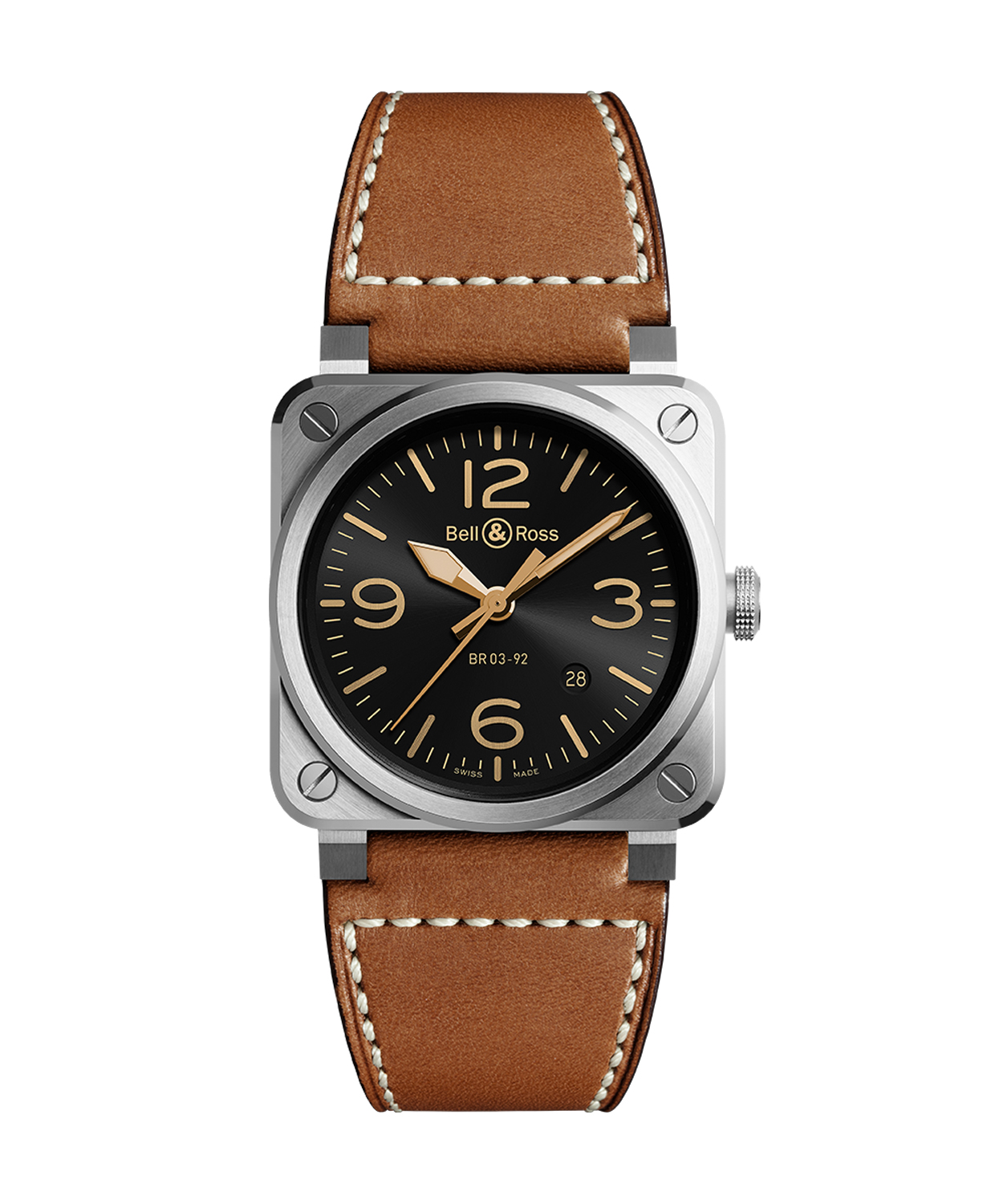 Bell & Ross BR03-92 Golden Heritage - BR0392-GH-ST/SC