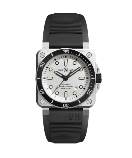 Bell & Ross BR03-92 Diver - BR0392-D-WH-ST/7SRB