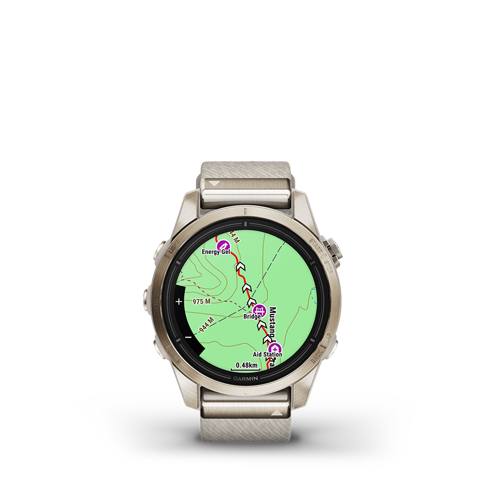 Garmin epix Pro (Gen 2) – Sapphire Edition 42mm, Soft Gold, Nylon - Image 4