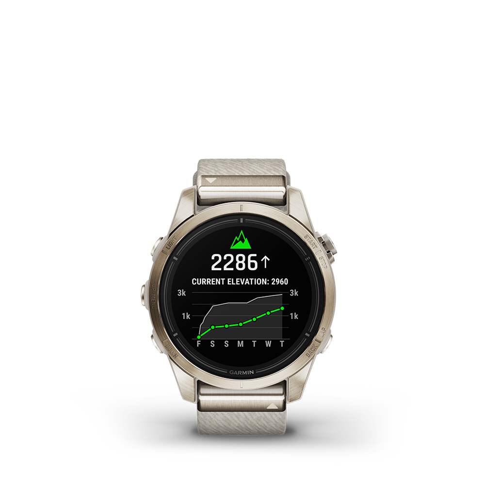 Garmin epix Pro (Gen 2) – Sapphire Edition 42mm, Soft Gold, Nylon - Image 10