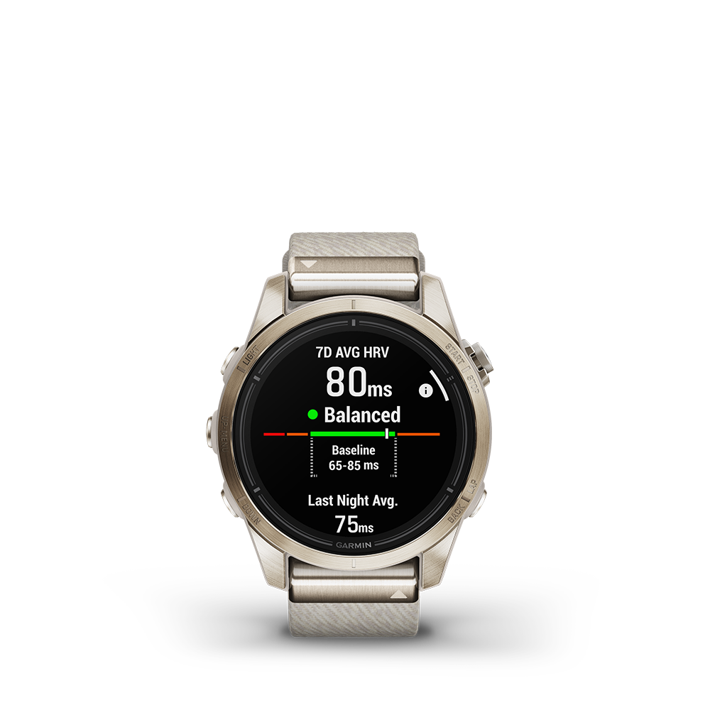 Garmin epix Pro (Gen 2) – Sapphire Edition 42mm, Soft Gold, Nylon - Image 12