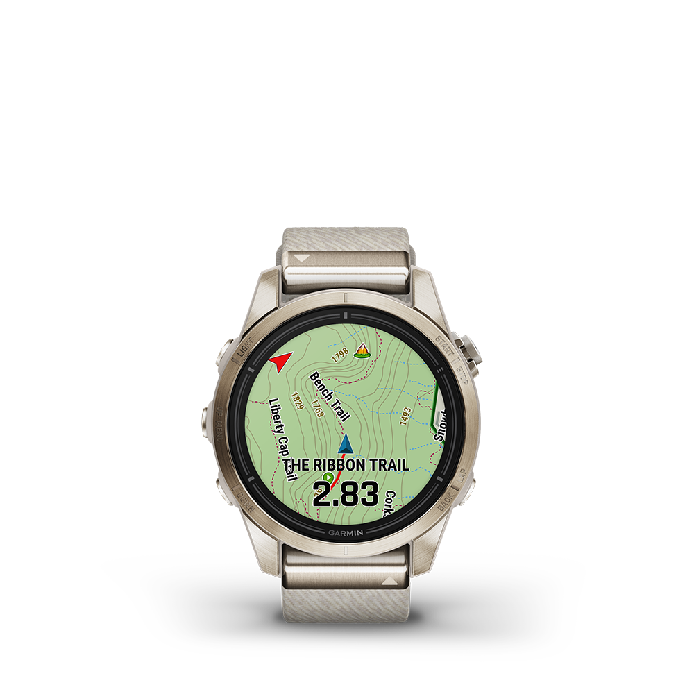 Garmin epix Pro (Gen 2) – Sapphire Edition 42mm, Soft Gold, Nylon - Image 3