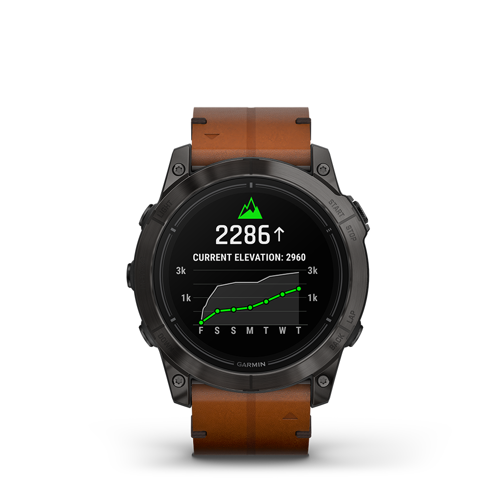 Garmin epix Pro (Gen 2) – Sapphire Edition 51mm, Carbon Gray, Leather - Image 4