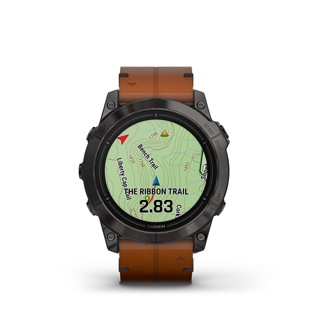 Garmin epix Pro (Gen 2) – Sapphire Edition 51mm, Carbon Gray, Leather - Image 6