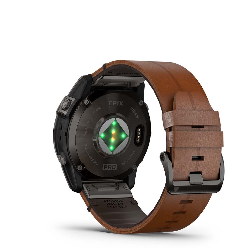 Garmin epix Pro (Gen 2) – Sapphire Edition 51mm, Carbon Gray, Leather - Image 8