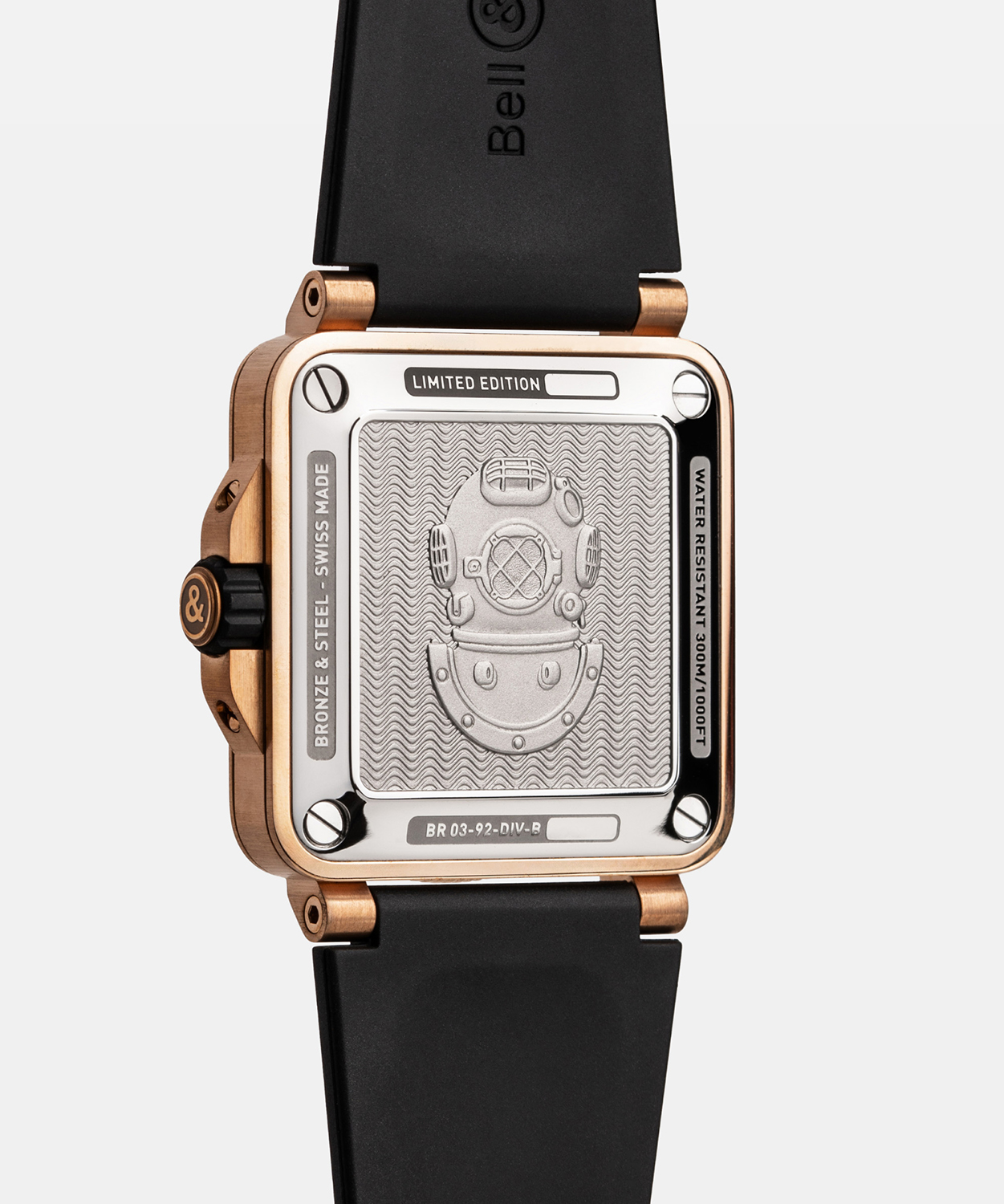 Bell & Ross BR 03-92 Diver Black & Green Bronze - BR0392-D-LT-BR/SRB - Image 4