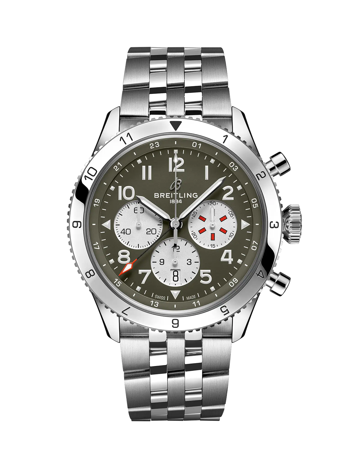 Breitling Super Avi B04 Chronograph GMT 46 Curtiss Warhawk - AB04452A1L1A1