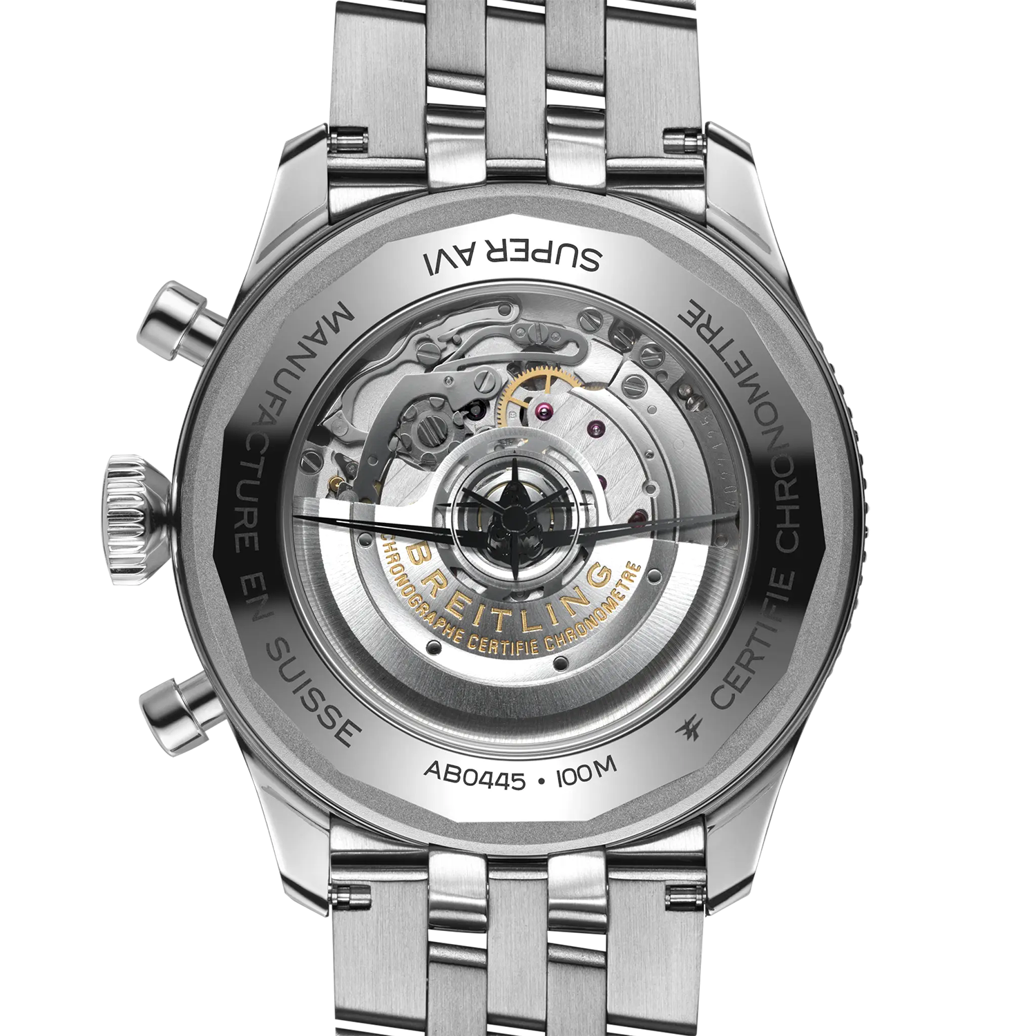 Breitling Super Avi B04 Chronograph GMT 46 Curtiss Warhawk - AB04452A1L1A1 - Image 4