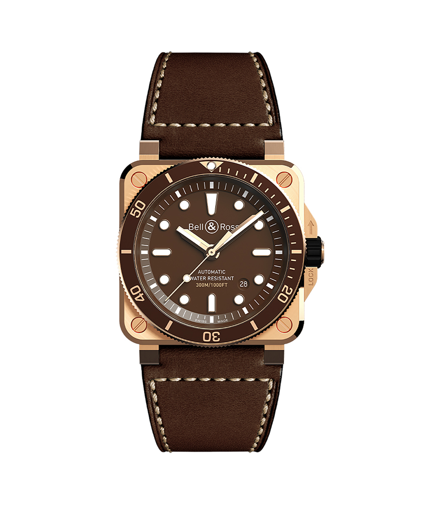 Bell & Ross BR 03-92 Diver Brown Bronze - BR0392-D-BR-BR/SCA