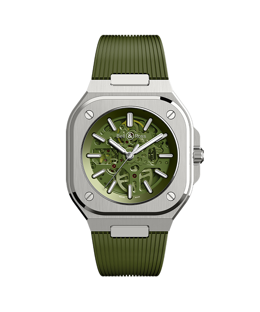 Bell & Ross BR 05 Skeleton Green - BR05A-GN-SKST/SRB