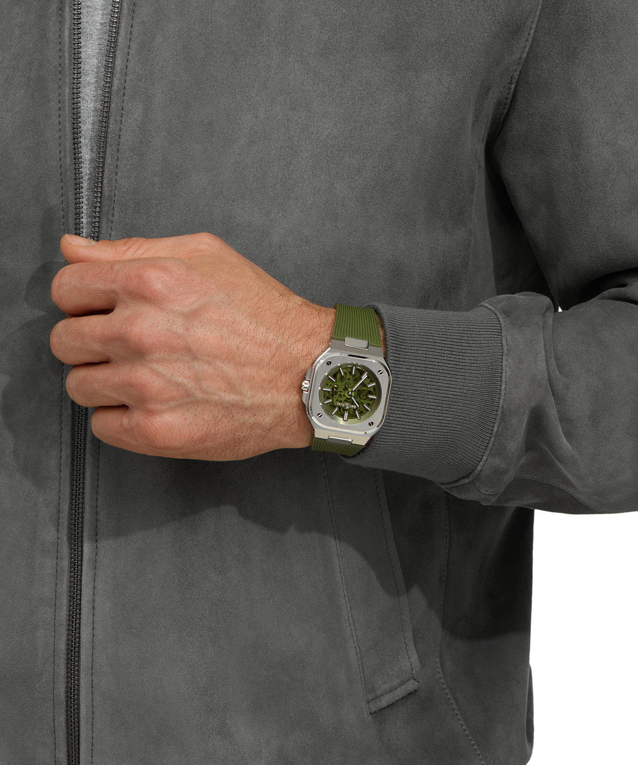 Bell & Ross BR 05 Skeleton Green - BR05A-GN-SKST/SRB - Image 3