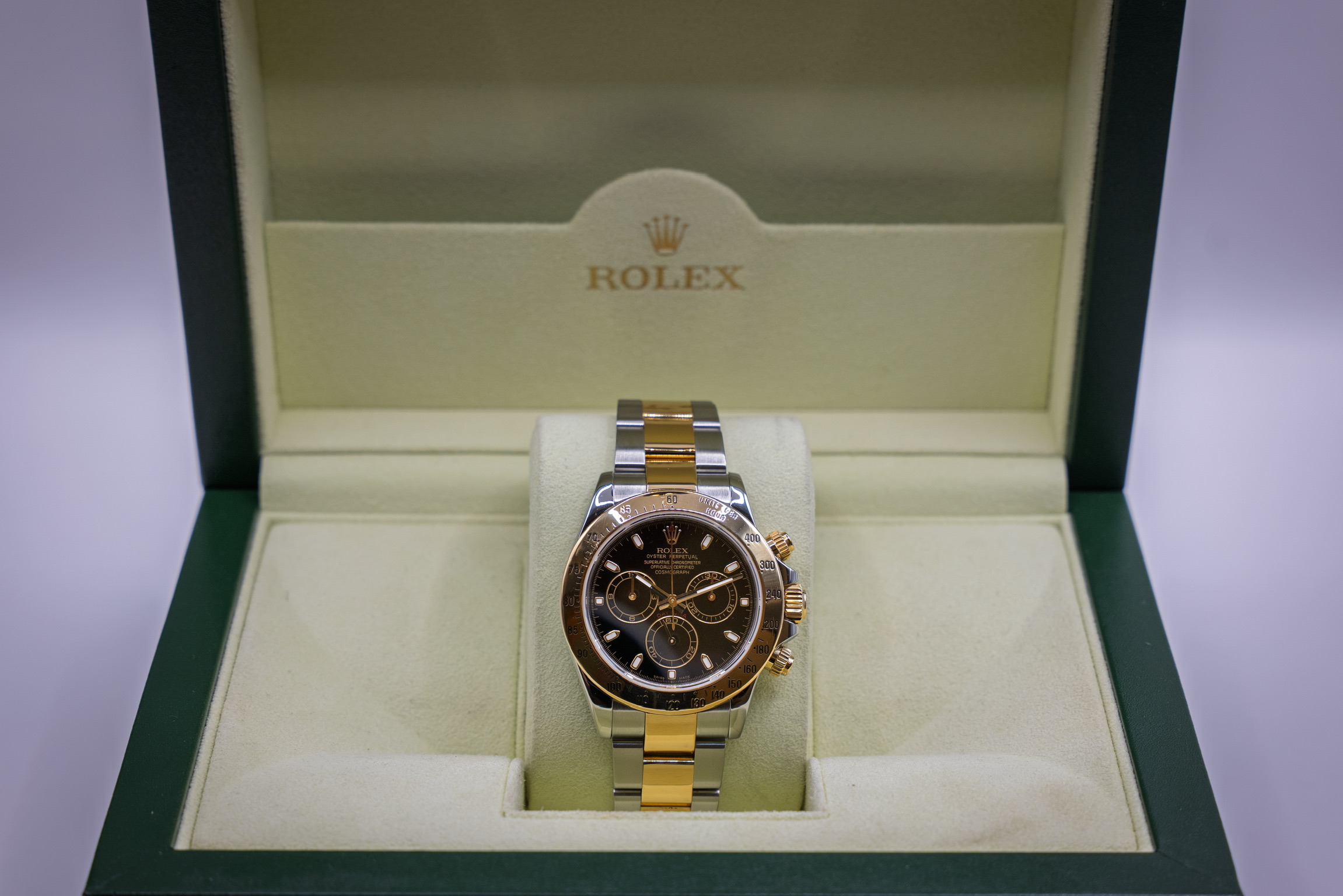 Rolex Daytona Gull/Stål Sort tallskive Ref. 116523 - Image 2