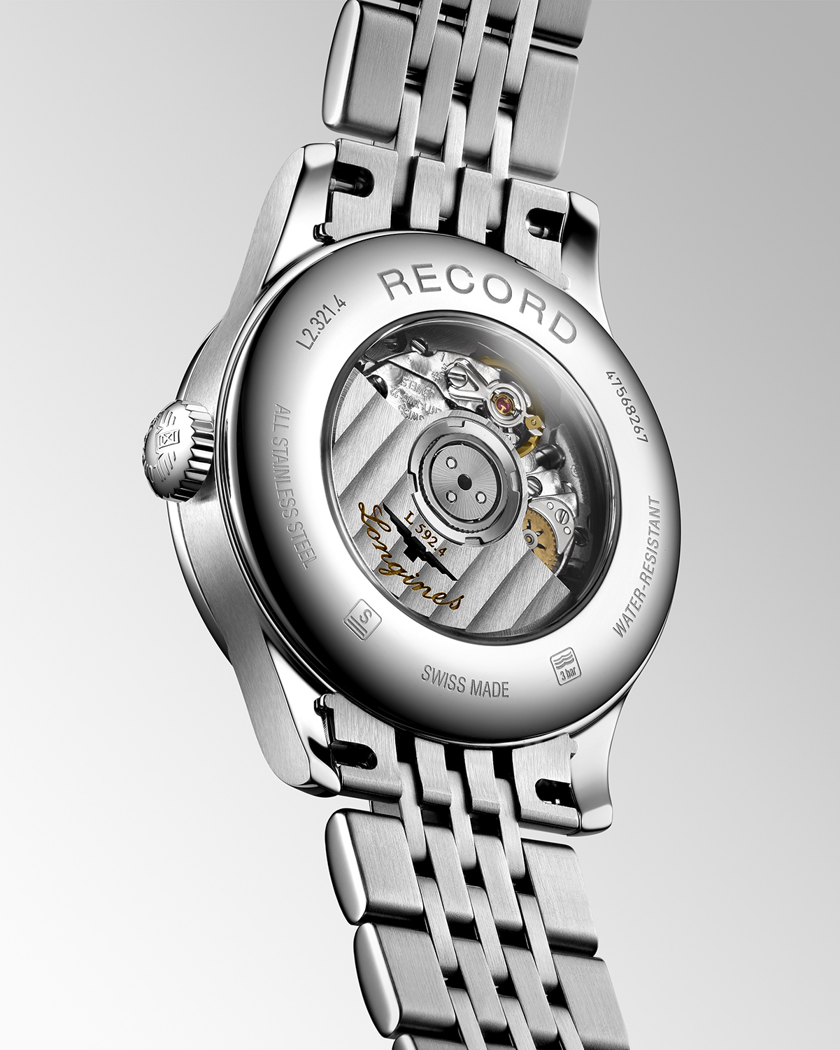 Longines Record 30mm - L2.321.4.87.6 - Image 3