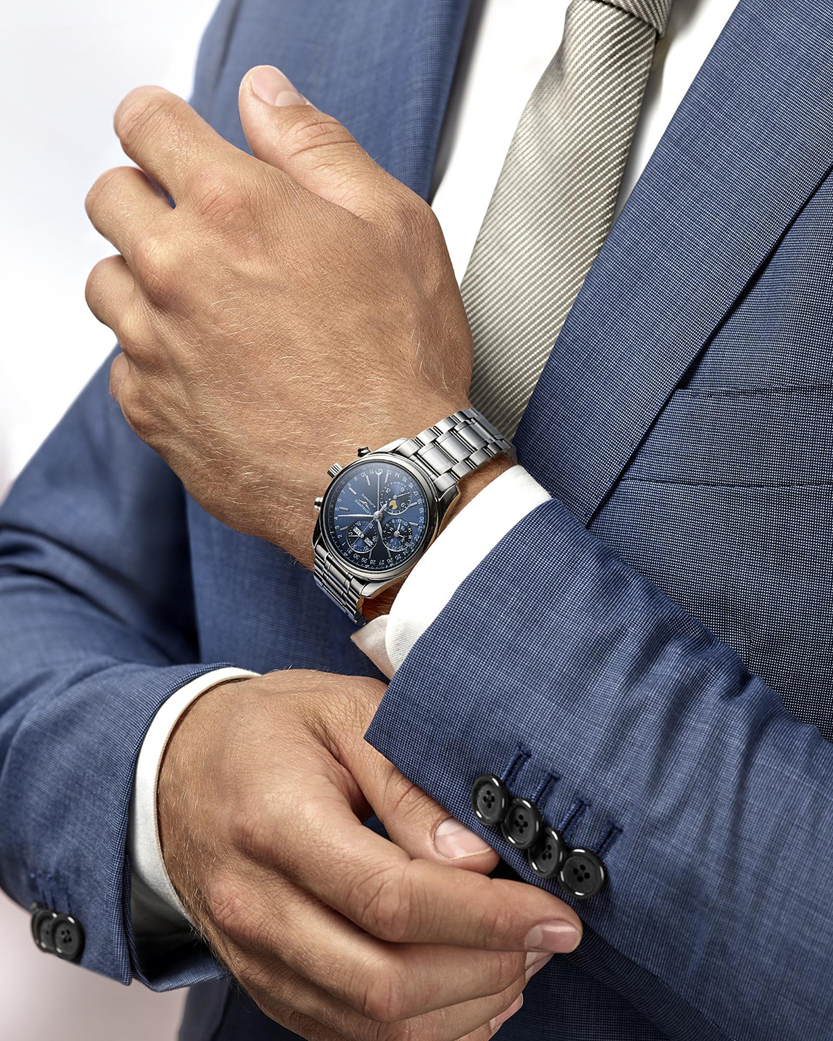 The Longines Master Collection Small Seconds Moon Phase 40.00 mm - L2.673.4.92.6 - Image 4