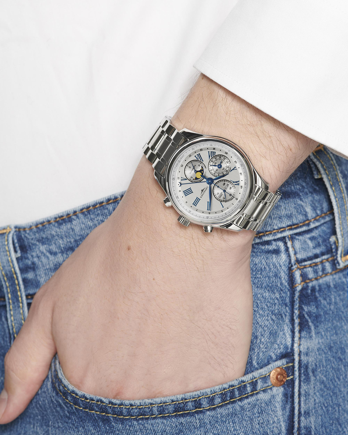 Longines Master Collection Chronograph Moon Phase 42mm - L2.773.4.71.6 - Image 5