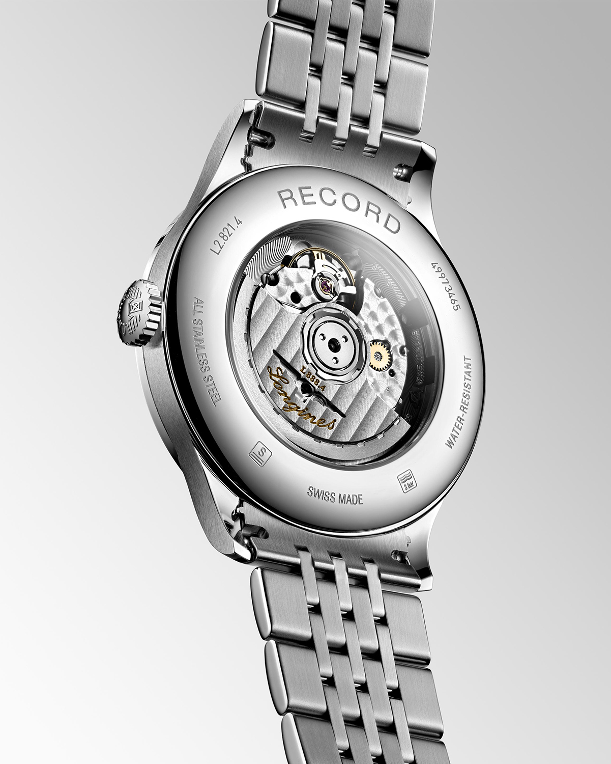 Longines Record 40mm - L2.821.4.72.6 - Image 3