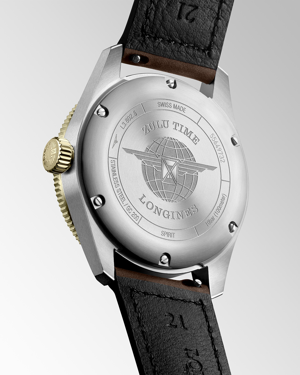 Longines Spririt Zulu Time GMT 39mm - L3.802.5.53.2 - Image 3