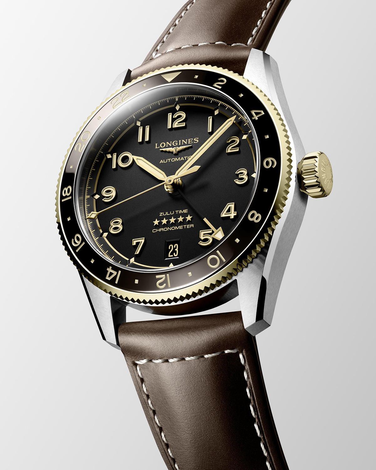 Longines Spririt Zulu Time GMT 39mm - L3.802.5.53.2 - Image 2