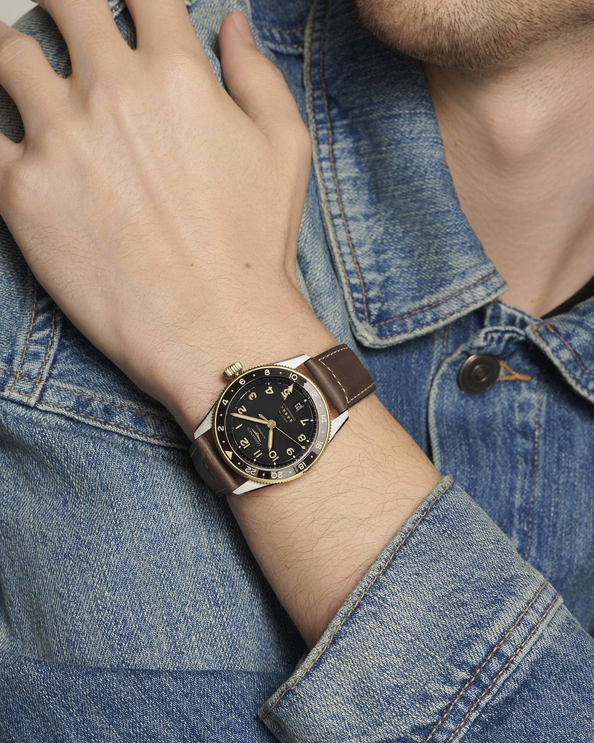 Longines Spririt Zulu Time GMT 39mm - L3.802.5.53.2 - Image 4