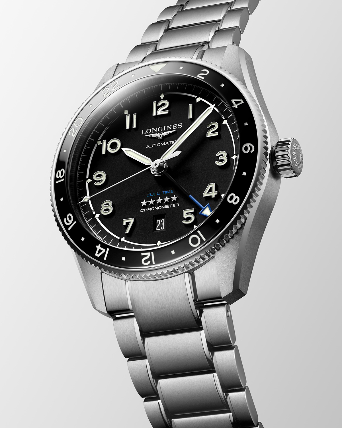 Longines Spirit Zulu Time GMT 42mm - L3.812.4.53.6 - Image 2