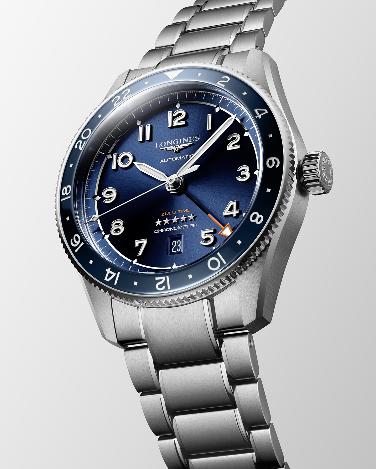 Longines Spirit Zulu Time GMT 42mm - L3.812.4.93.6 - Image 2
