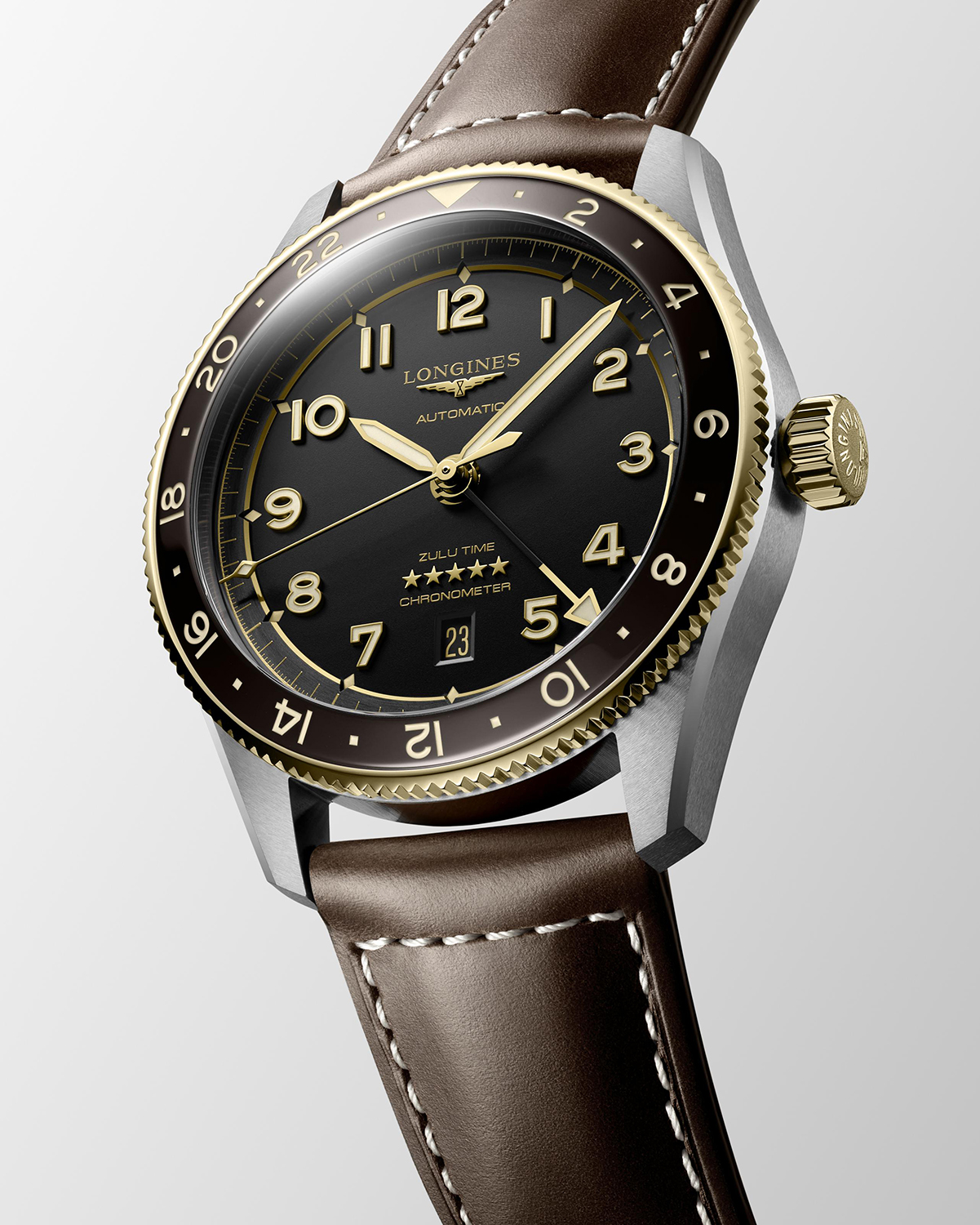 Longines Spririt Zulu Time GMT 42mm - L3.812.5.53.2 - Image 2
