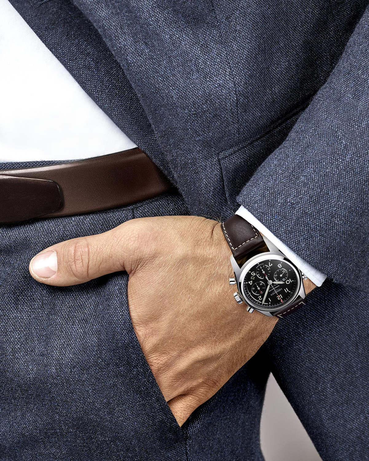Longines Spirit Chronograph 42mm - L3.820.4.53.0 - Image 4