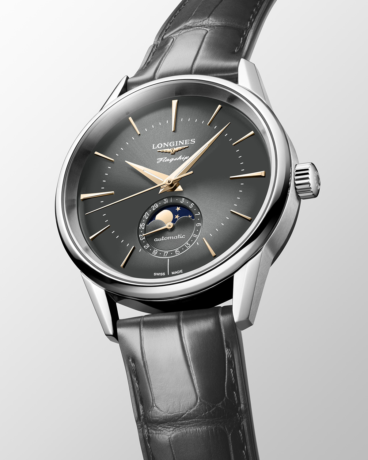 Longines Flagship Heritage Moonphase 38mm - L4.815.4.52.2 - Image 2
