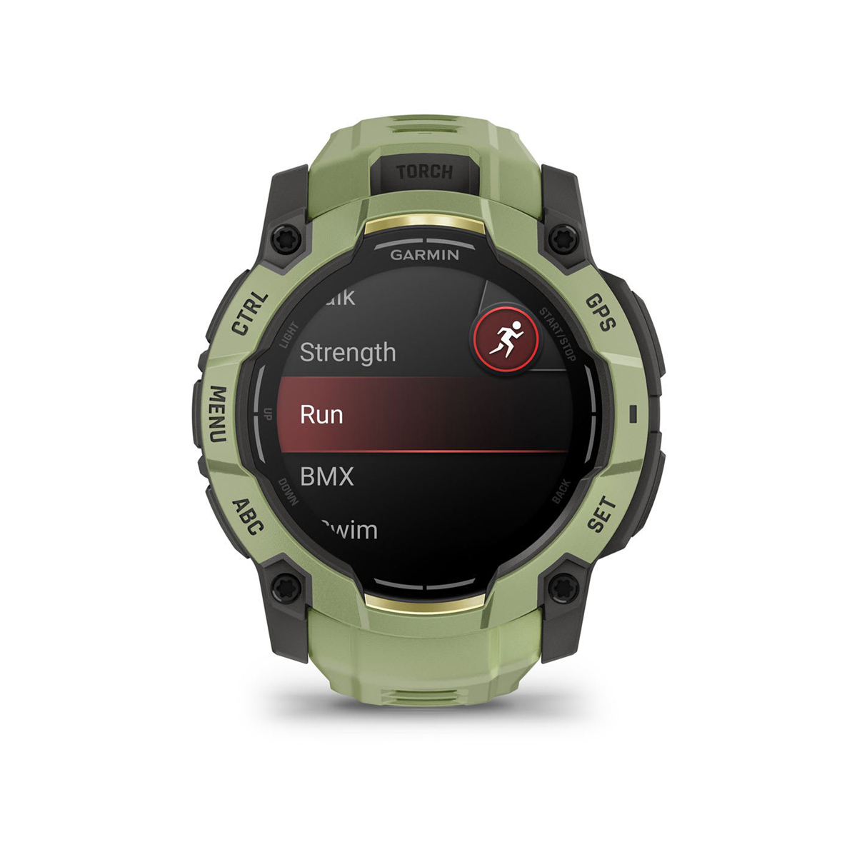 Garmin Instinct® 3 – 50 mm, AMOLED - Bregnegrønn med bregnegrønn rem - Image 2