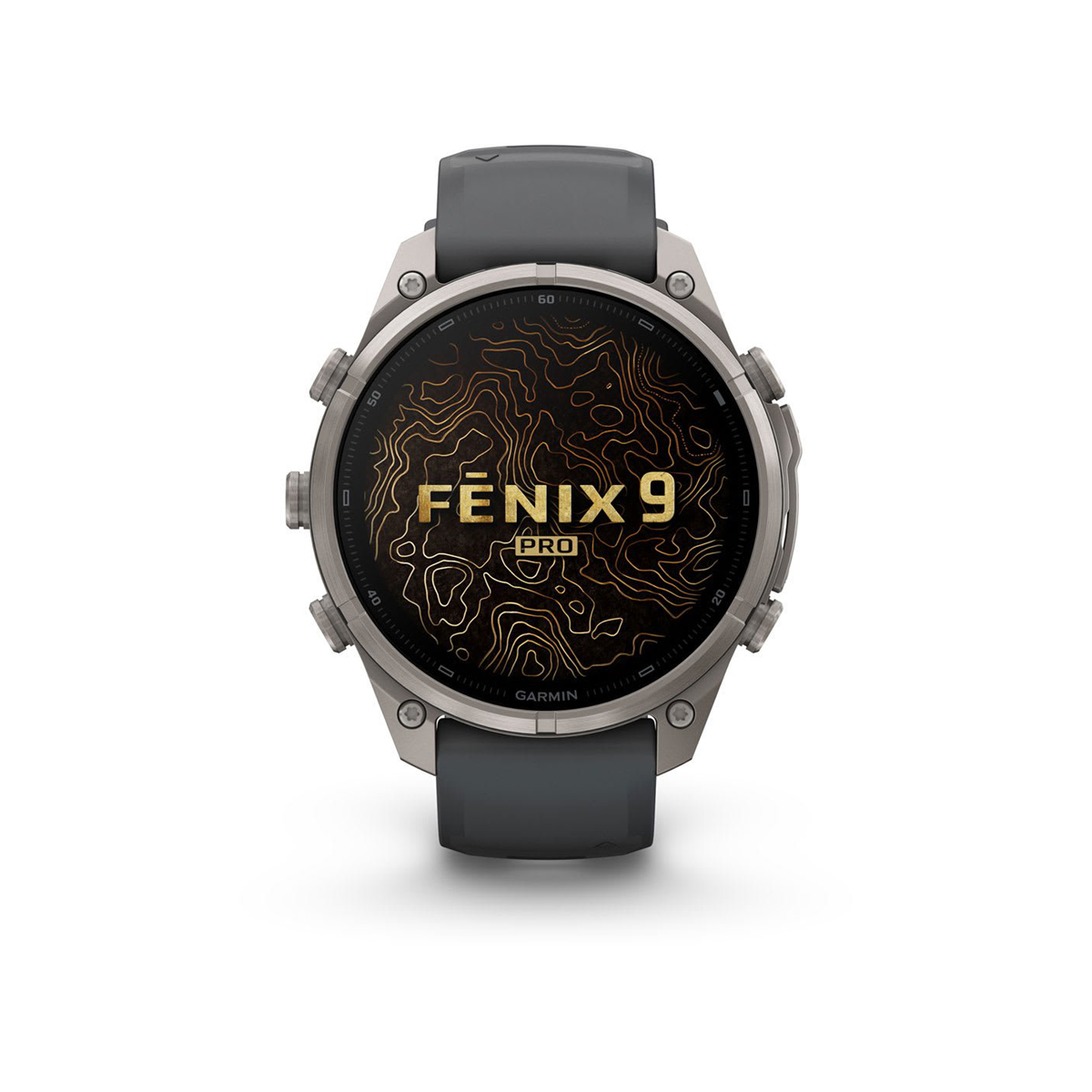 Garmin fēnix® 9 Pro – 47mm - Titan med grafittfarget/svart silikonrem - Image 2