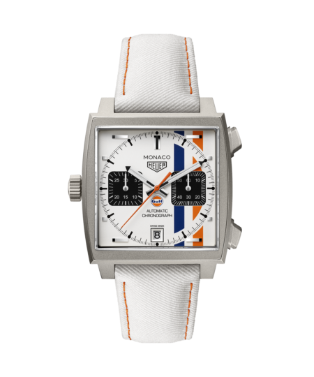 TAG Heuer Monaco Chronograph x Gulf 39mm - CAW218G.EB0393