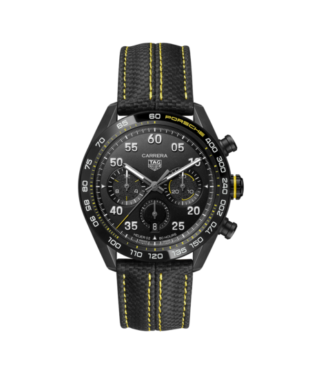 TAG Heuer Carrera Chronograph x Porsche Yellow Racing 44mm - CBN2A1H.FC6512