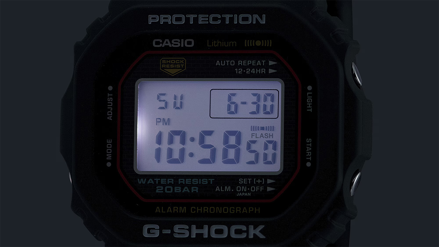 G-Shock 42mm - DW-5000R-1AER - Image 8